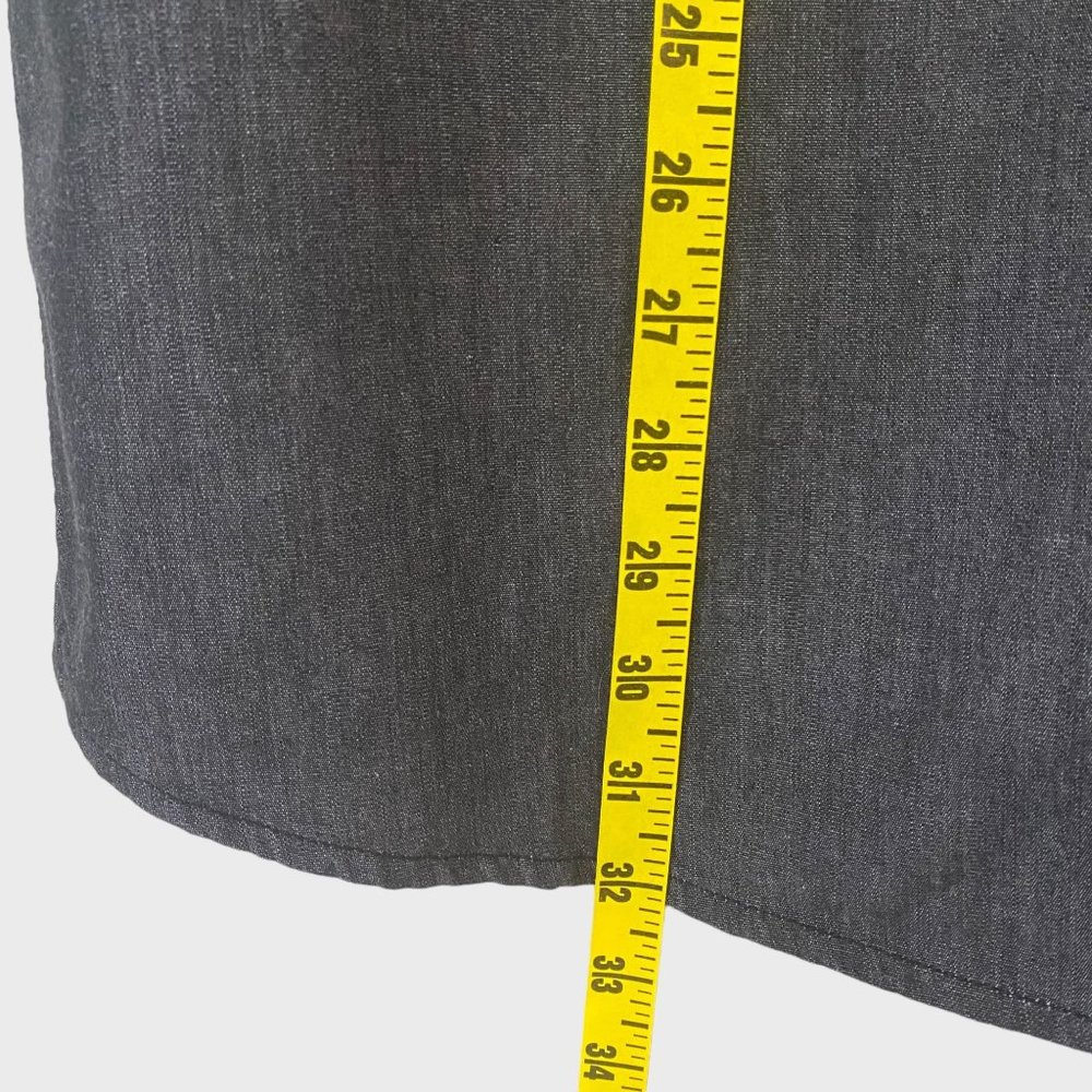 Rock & Republic Button-Up Shirt Mens XXL Dark Gray Denim Casual Long Sleeve - Picture 15 of 15